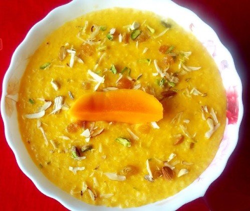 আমের পাল্প দিয়ে তৈরি