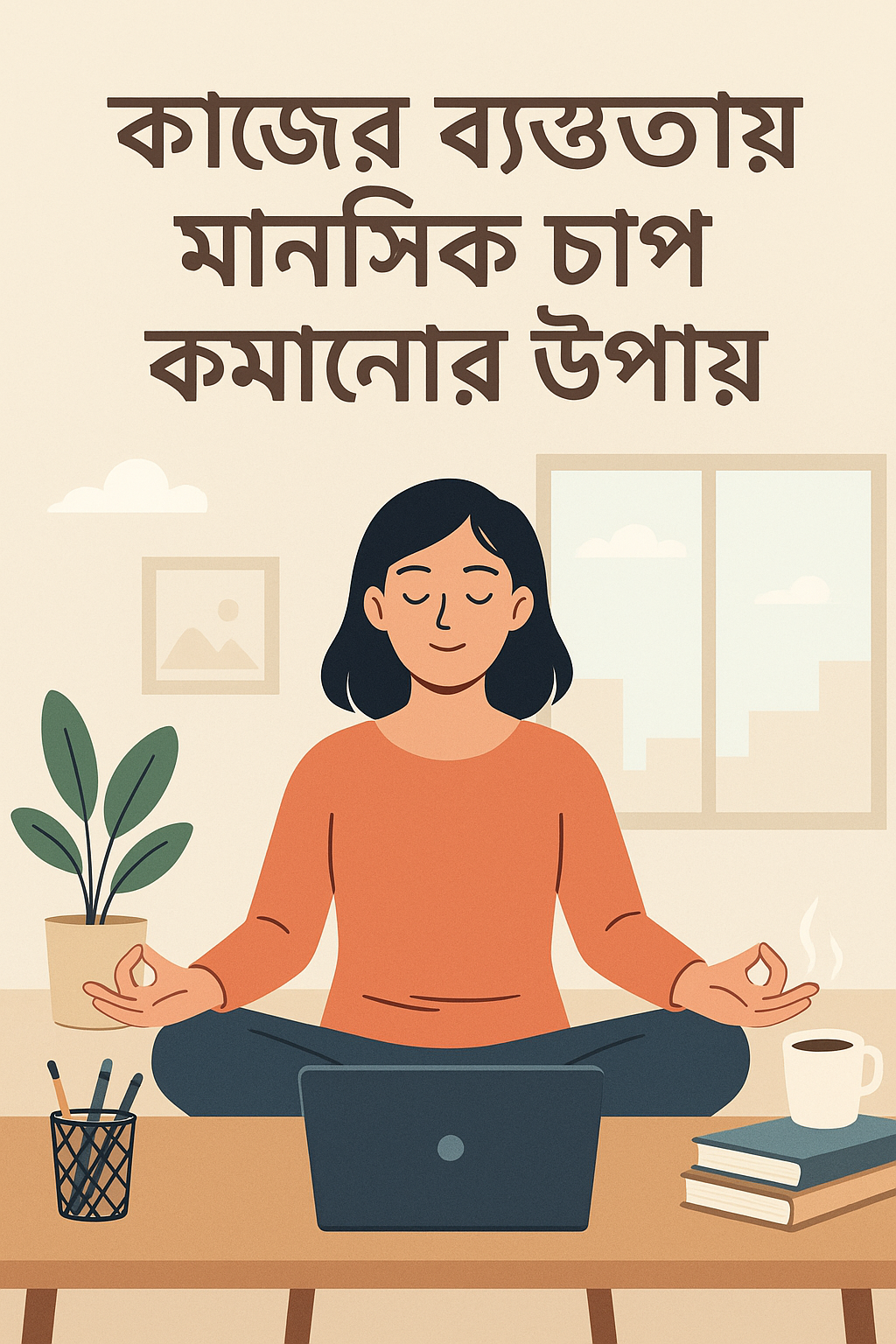 কাজের ব্যস্ততায় মানসিক চাপ কমানোর উপায়