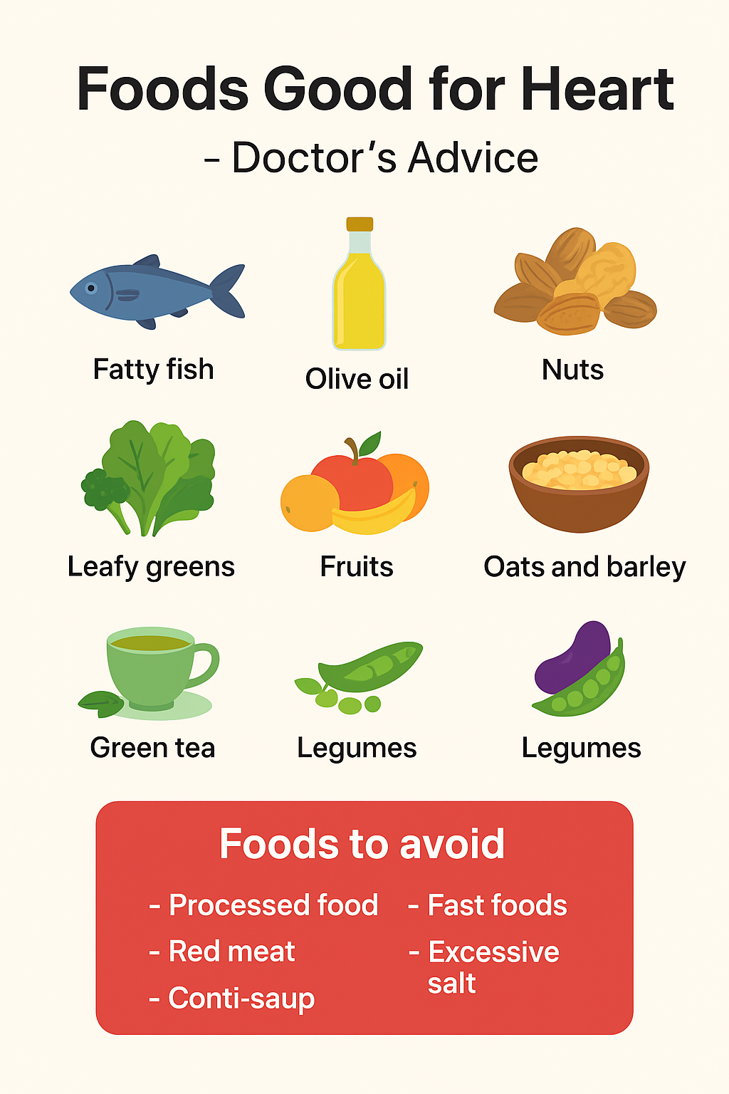 হার্টের জন্য ভালো খাবার
